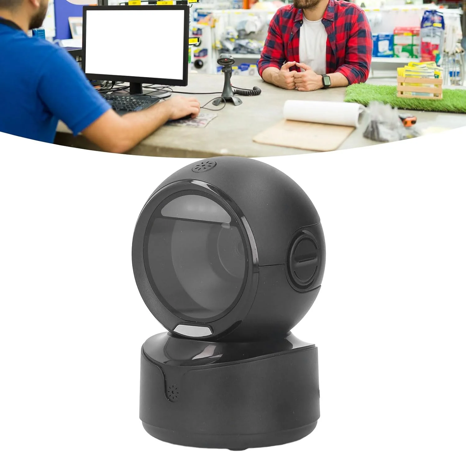 اسکنر بارکد چند جهته Depisuta، USB سیمی 1D 2D QR خوان، حسگر خودکار، عملکرد بدون دست، اتصال و پخش، اسکنر سیمی USB برای انبار خرده فروشی سوپرمارکت اسکنر بارکد چند جهته Depisuta، USB سیمی 1D 2D QR خوان، حسگر خودکار، عملکرد بدون دست، اتصال و پخش، اسکنر سیمی USB برای انبار خرده فروشی سوپرمارکت