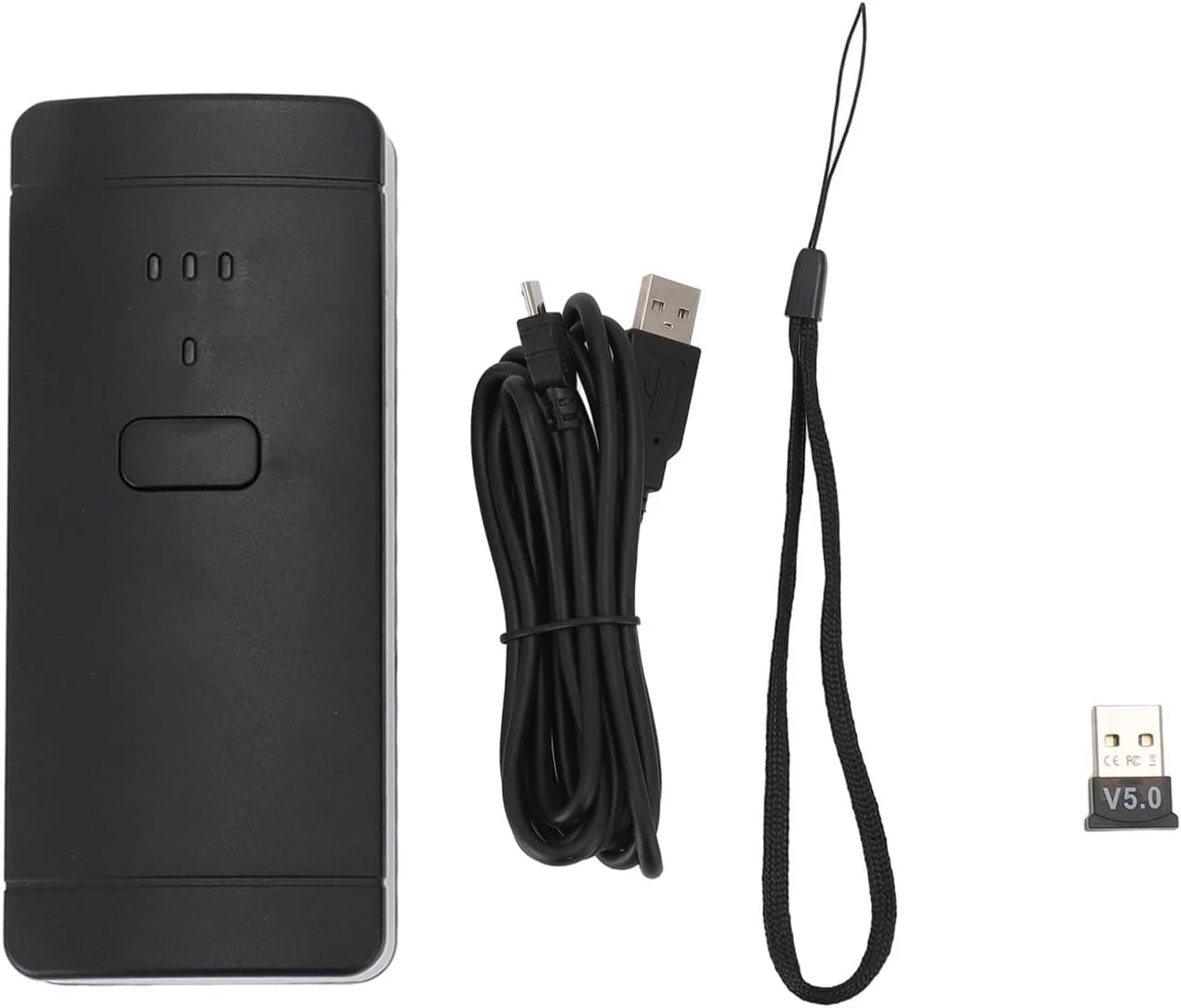 اسکنر بارکد BT Fafeicy، جنس ABS، دارای 3 حالت اسکن، شارژ سریع، IP54، مناسب برای سوپرمارکت ها، انبارها، دستگاه های تلفن همراه، لپ تاپ ها