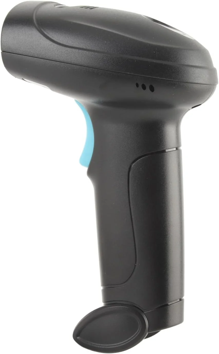 اسکنر بارکد بی سیم 1D 2D Luocute، اسکن دستی هوشمند صوتی 2.4G برای انبار فروشگاه با باتری داخلی، بارکد خوان بی سیم 1D 2D برای انبار فروشگاه