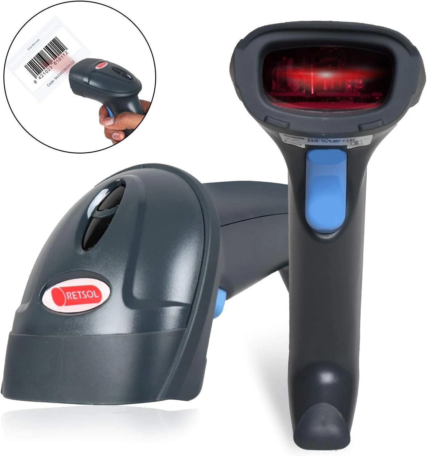 بارکد اسکنر لیزری تک بعدی رتسل LS-450 با تاییدیه BIS