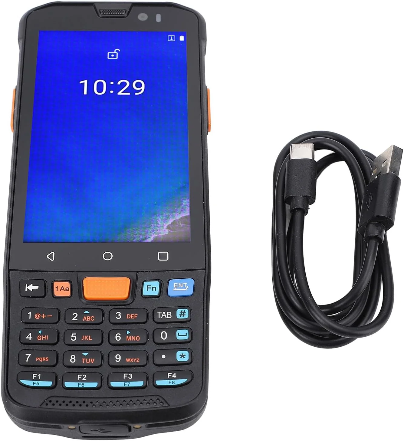 اسکنر بارکد Gearwell، ترمینال دستی و جمع‌آورنده داده با دوربین جلو 5 مگاپیکسلی و دوربین عقب 13 مگاپیکسلی، اسکنر بارکد 1D 2D 4G WiFi بلوتوث برای انبار