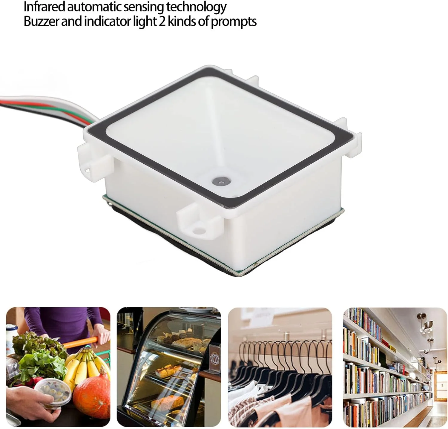 اسکنر بارکد QR Bewinner، اسکنر رومیزی دستی، اسکنر بارکد خوان USB سیمی با زنگ و چراغ نشانگر، حسگر خودکار مادون قرمز برای پرداخت موبایلی اسکنر بارکد QR Bewinner، اسکنر رومیزی دستی، اسکنر بارکد خوان USB سیمی با زنگ و چراغ نشانگر، حسگر خودکار مادون قرمز برای پرداخت موبایلی