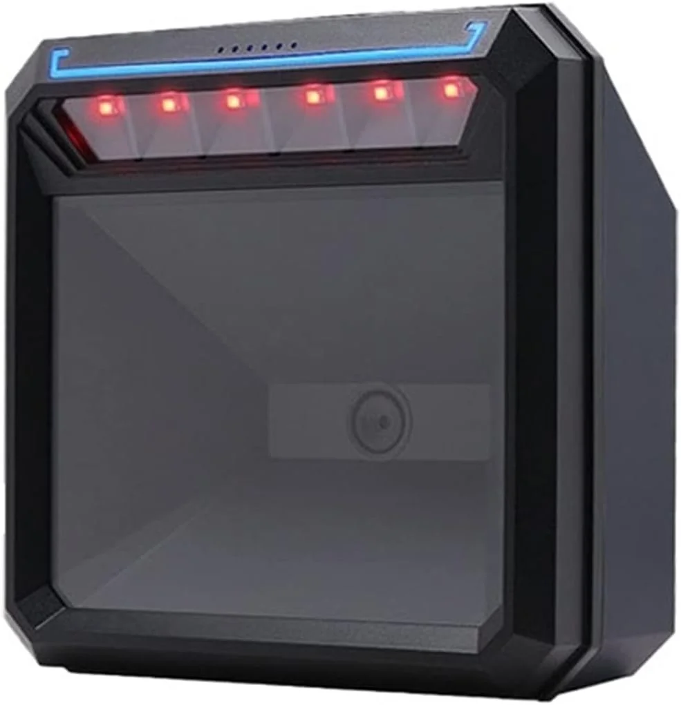 اسکنر بارکد ERTUUYD اسکنر بارکد 2D بارکد خوان چند جهته 1D 2D QR کد بارکد رومیزی USB برای سوپرمارکت فروشگاه حسگر خودکار خواننده ماتریس داده