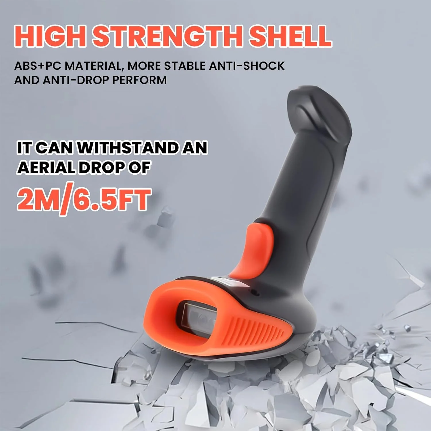 اسکنر بلوتوثی همه کاره بی سیم POSIFLOW PSF-2600 1D 2D مناسب برای اسکن سریع و آسان بارکدهای معمولی یا آسیب دیده