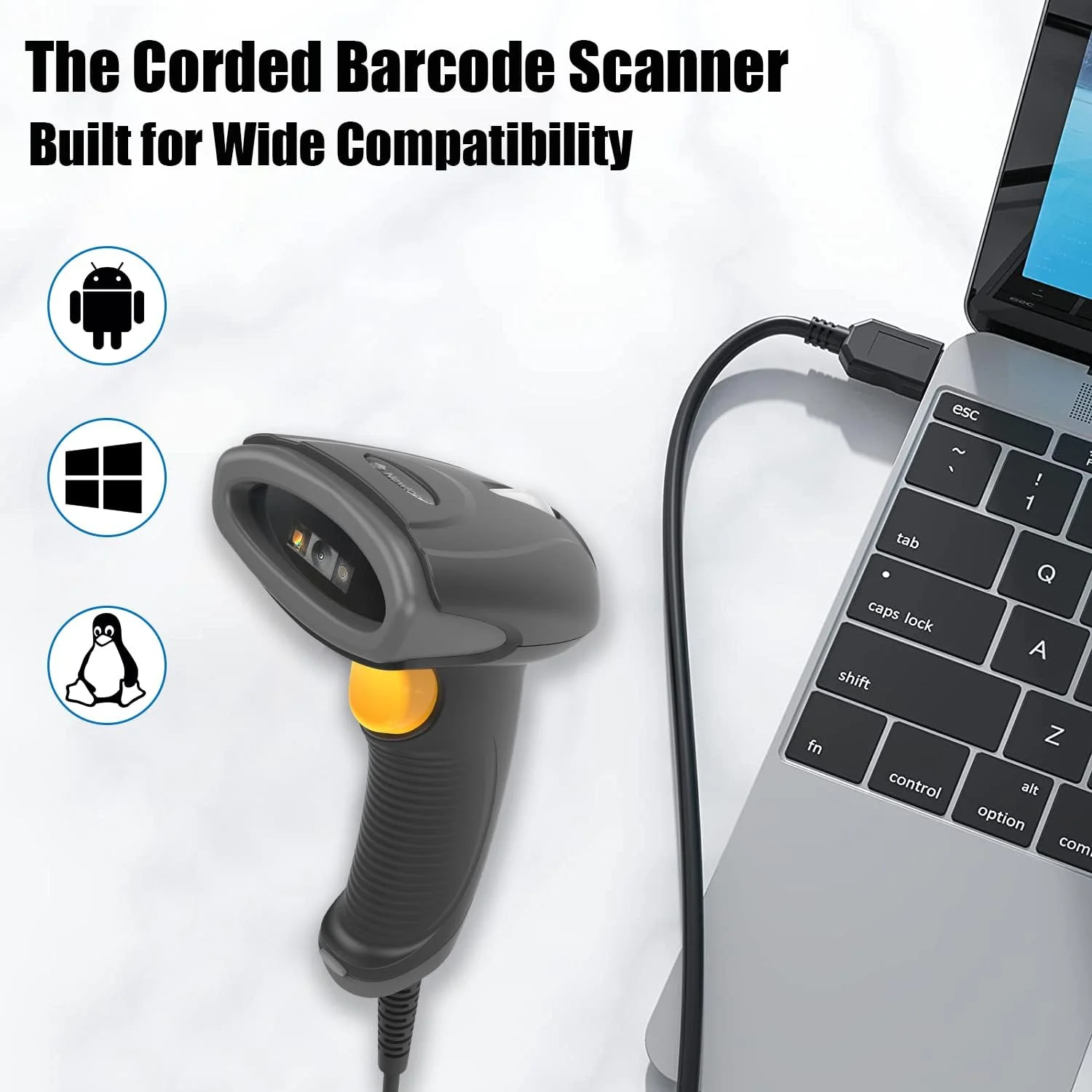 اسکنر دستی نیولند HR2081، بارکد خوان 1D و 2D، USB، سبک وزن، ضد آب با استاندارد IP42، قابل حمل برای پرداخت موبایلی و سوپرمارکت اسکنر دستی نیولند HR2081، بارکد خوان 1D و 2D، USB، سبک وزن، ضد آب با استاندارد IP42، قابل حمل برای پرداخت موبایلی و سوپرمارکت
