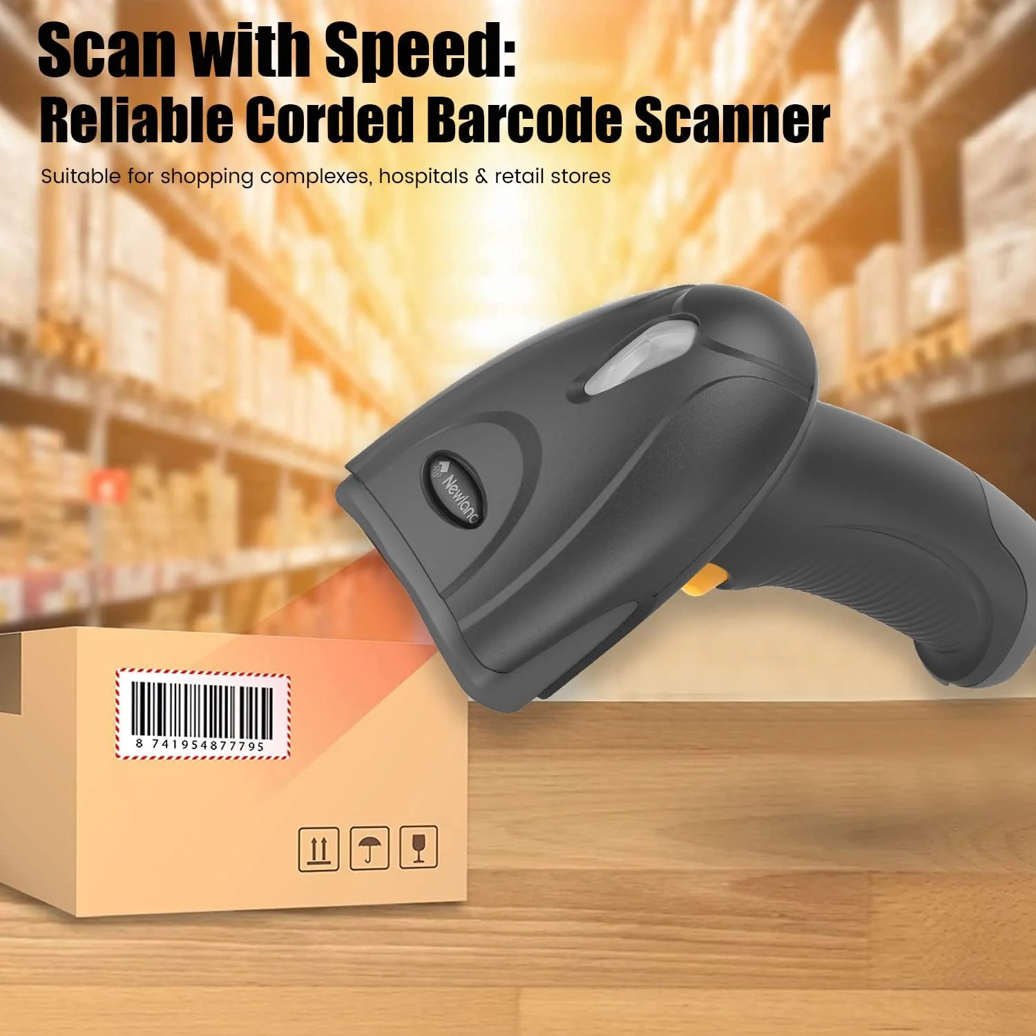 اسکنر دستی نیولند HR2081، بارکد خوان 1D و 2D، USB، سبک وزن، ضد آب با استاندارد IP42، قابل حمل برای پرداخت موبایلی و سوپرمارکت اسکنر دستی نیولند HR2081، بارکد خوان 1D و 2D، USB، سبک وزن، ضد آب با استاندارد IP42، قابل حمل برای پرداخت موبایلی و سوپرمارکت