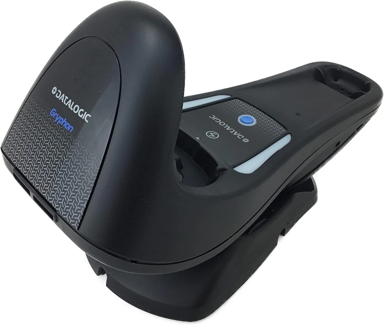 اسکنر بارکد بی سیم بلوتوثی دو بعدی/تک بعدی همه جهته Datalogic Gryphon GBT4500-HD (تراکم بالا)، شامل پایه قابل تنظیم، منبع تغذیه، کابل RS232 و سیم USB اسکنر بارکد بی سیم بلوتوثی دو بعدی/تک بعدی همه جهته Datalogic Gryphon GBT4500-HD (تراکم بالا)، شامل پایه قابل تنظیم، منبع تغذیه، کابل RS232 و سیم USB