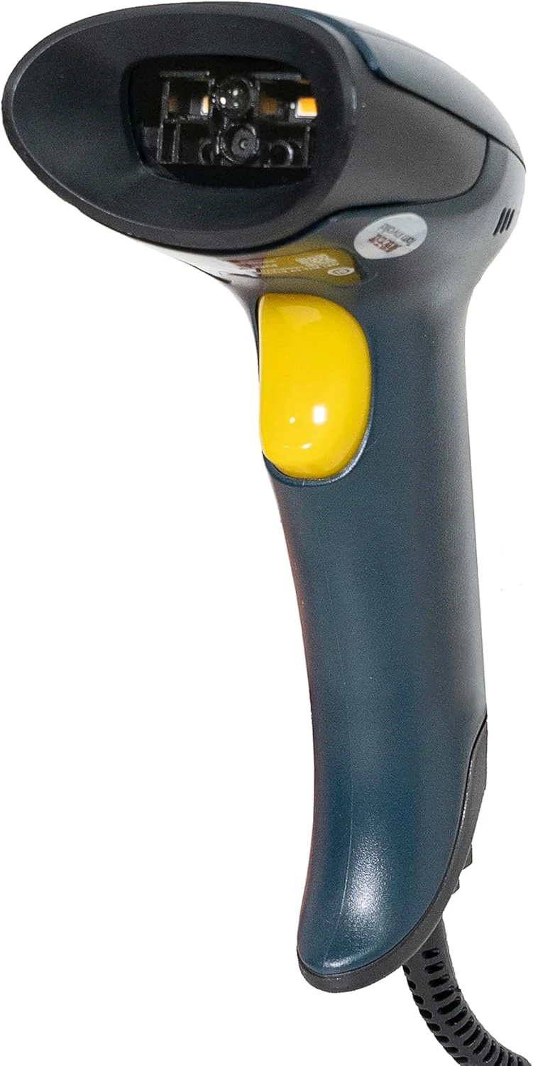 اسکنر بارکد TEEMI TEEMI T26 QR دستی اتوماتیک USB سیمی 1D 2D بارکد CMOS Imager با کابل USB بلند 78 فوتی برای پرداخت موبایلی اسکن صفحه کامپیوتر پشتیبانی از Mac OS