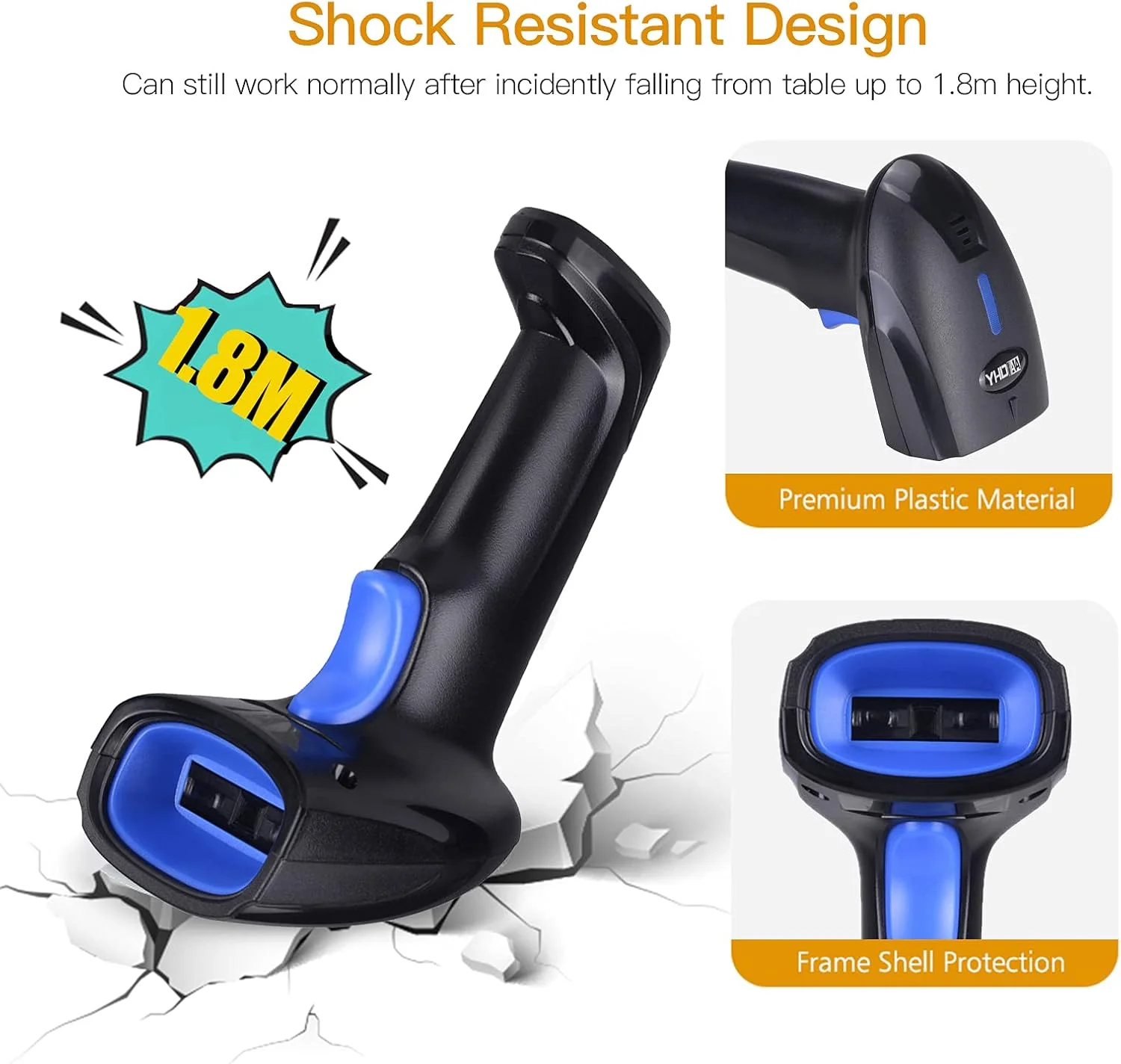 اسکنر بارکد بی سیم 2 در 1 Eacam 2.4G و اسکنر بارکد سیمی USB دستی اتوماتیک 1D با باتری قابل شارژ گیرنده مینی USB کابل USB برای لپ تاپ کامپیوتر اسکنر بارکد بی سیم 2 در 1 Eacam 2.4G و اسکنر بارکد سیمی USB دستی اتوماتیک 1D با باتری قابل شارژ گیرنده مینی USB کابل USB برای لپ تاپ کامپیوتر