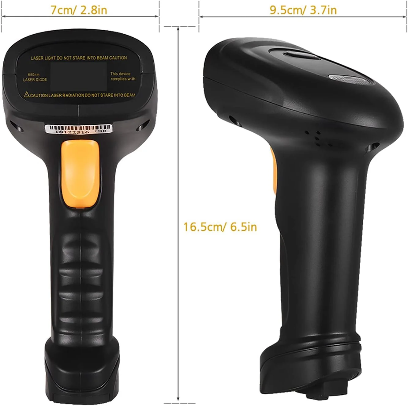 اسکنر بارکد بی سیم 2 در 1 Eacam 2.4G و اسکنر بارکد سیمی USB دستی 1D با قابلیت ذخیره سازی تا 120،000 بارکد با باتری قابل شارژ، گیرنده مینی USB و کابل USB اسکنر بارکد بی سیم 2 در 1 Eacam 2.4G و اسکنر بارکد سیمی USB دستی 1D با قابلیت ذخیره سازی تا 120،000 بارکد با باتری قابل شارژ، گیرنده مینی USB و کابل USB