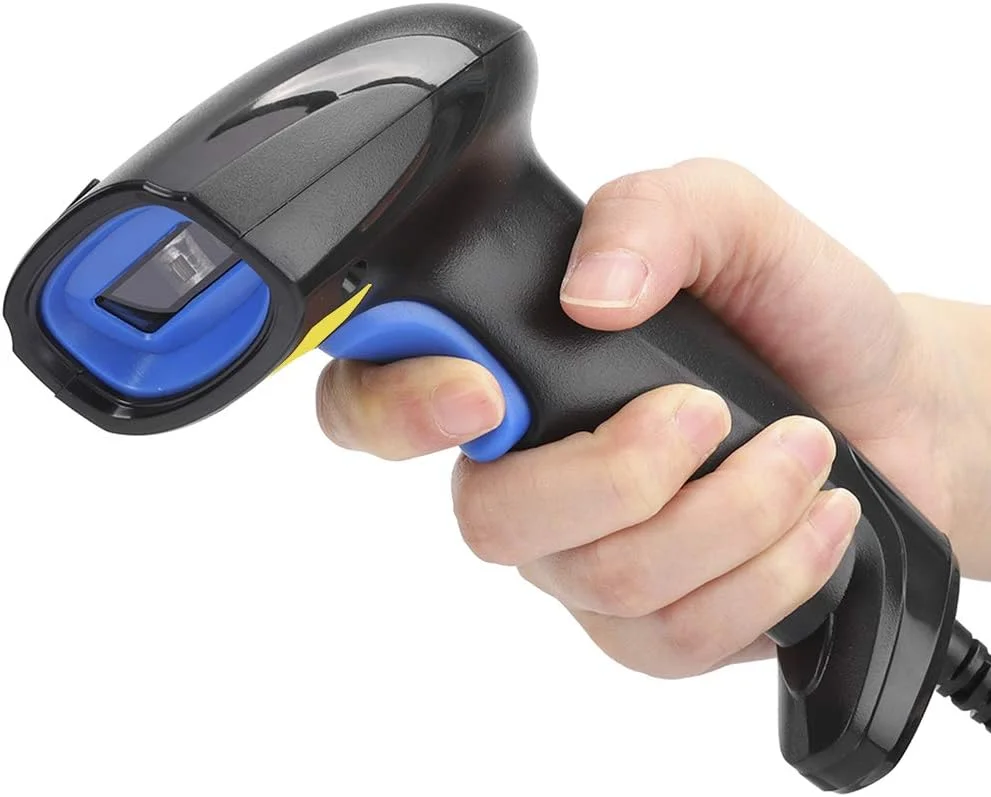 اسکنر بارکد خوان کد 1D با پوسته ABS مقاوم در برابر سایش، پردازنده 32 بیتی، برای مدیریت انبار (اسکنر سیمی YHD-1100L)