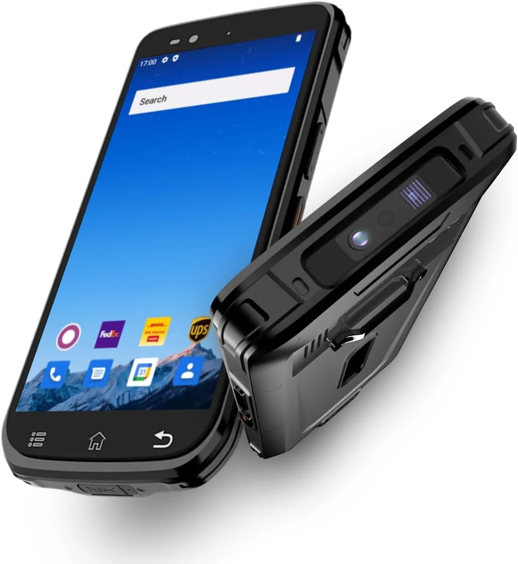اسکنر بارکد Rayoungtek Android 12 با حافظه 4+64 گیگابایت، اسکنر بارکد 1D/2D/QR Zebra SE4710 داخلی، کامپیوتر موبایل بی سیم 4G PDA N77 برای انبارداری و لجستیک