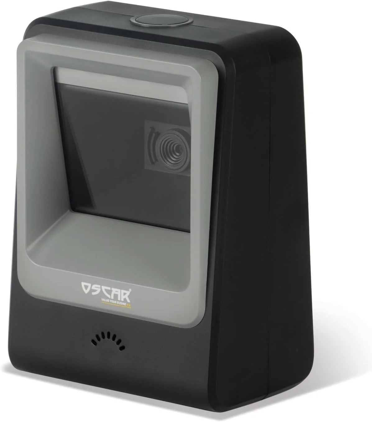 اسکنر بارکد OSCAR UniBar CoreLite، دو بعدی QR 1D، اتوماتیک، مگاپیکسلی بدون دست، چند جهته رومیزی، USB + Virtual COM، سیمی، اسکن کد QR از موبایل، سرعت فوق العاده بالا (مشکی)