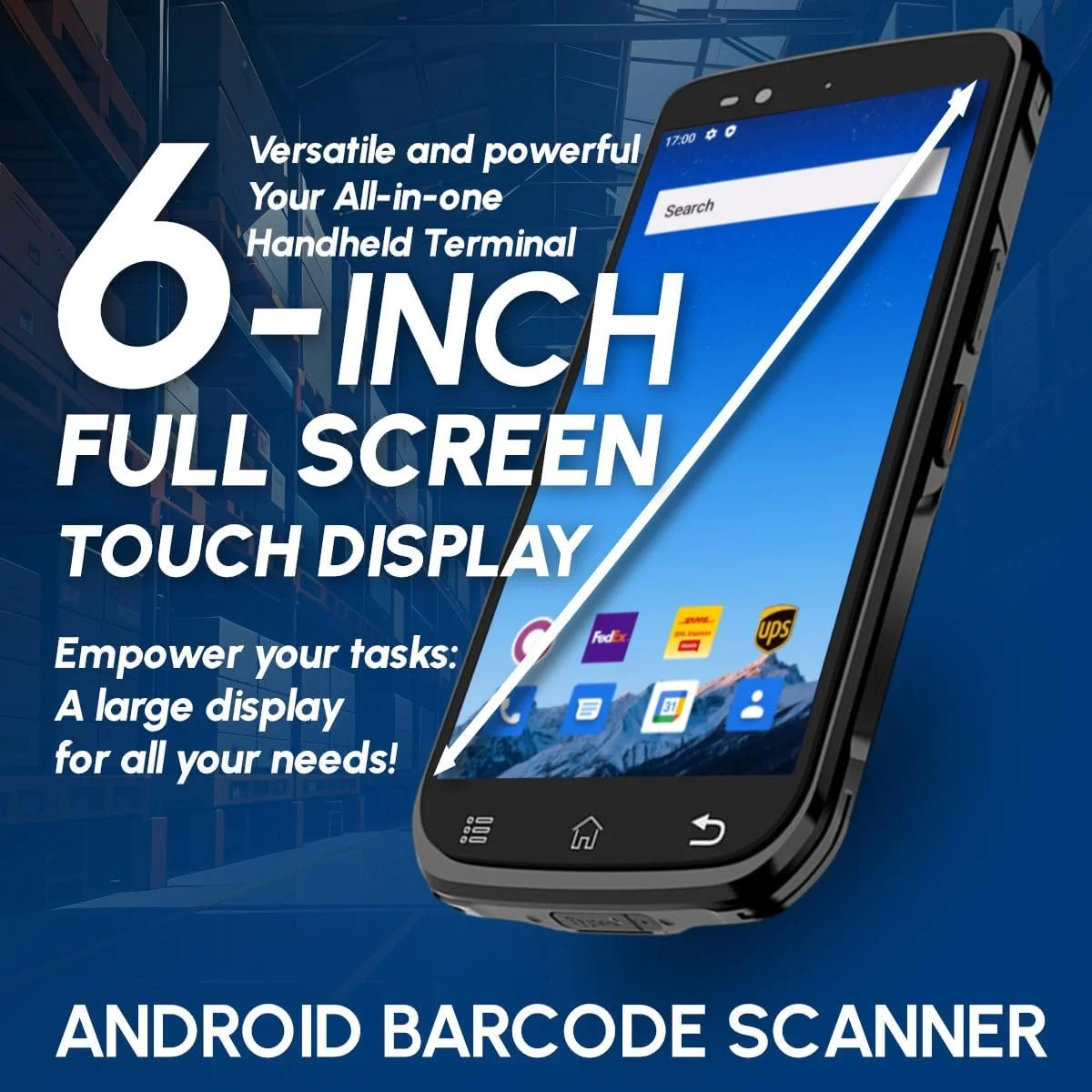 اسکنر بارکد Rayoungtek Android 12 با حافظه 4+64 گیگابایت، اسکنر بارکد 1D/2D/QR Zebra SE4710 داخلی، کامپیوتر موبایل بی سیم 4G PDA N77 برای انبارداری و لجستیک اسکنر بارکد Rayoungtek Android 12 با حافظه 4+64 گیگابایت، اسکنر بارکد 1D/2D/QR Zebra SE4710 داخلی، کامپیوتر موبایل بی سیم 4G PDA N77 برای انبارداری و لجستیک