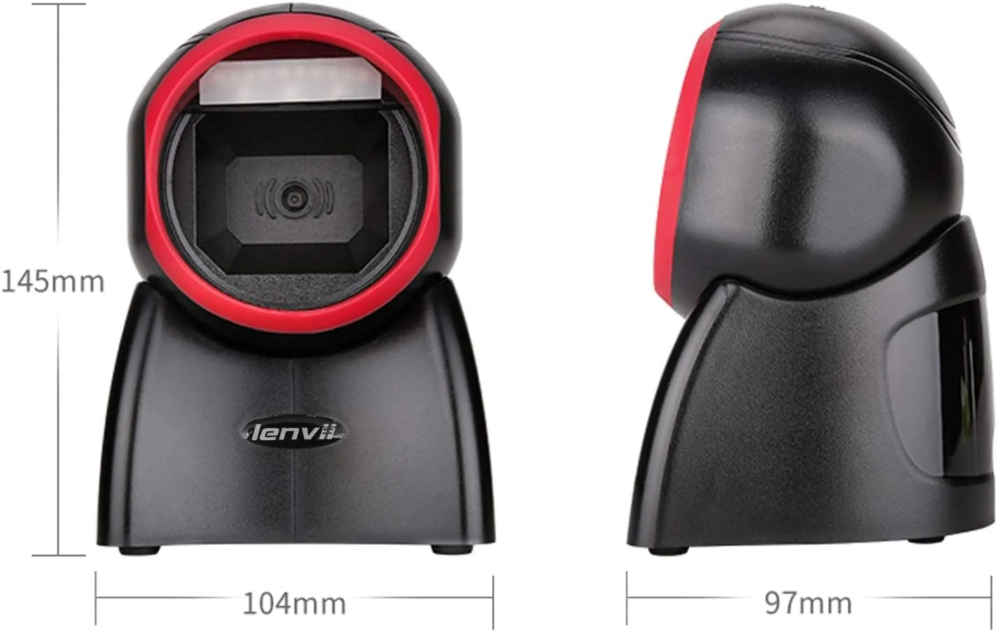 اسکنر بارکد دوبعدی بدون دست LENVII، اسکنر بارکد رومیزی، بارکدخوان با حسگر خودکار، اسکن بارکد 1D/2D/QR مناسب برای فروشگاه، سوپرمارکت، کتابخانه، خرده فروشی اسکنر بارکد دوبعدی بدون دست LENVII، اسکنر بارکد رومیزی، بارکدخوان با حسگر خودکار، اسکن بارکد 1D/2D/QR مناسب برای فروشگاه، سوپرمارکت، کتابخانه، خرده فروشی