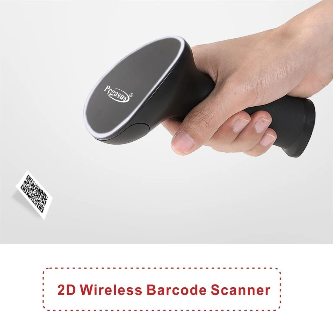 اسکنر بارکد خوان بی سیم بلوتوثی تک بعدی/دو بعدی پگاسوس PS3260