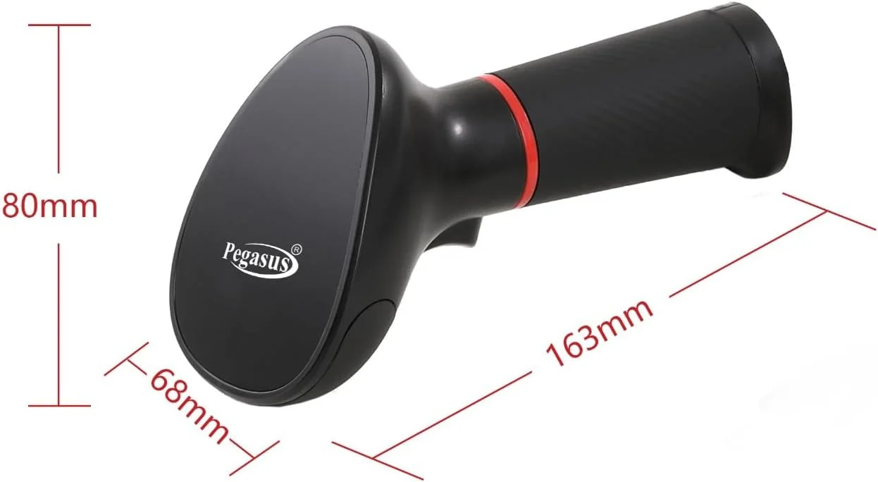 اسکنر بارکد خوان بی سیم بلوتوثی تک بعدی/دو بعدی پگاسوس PS3260