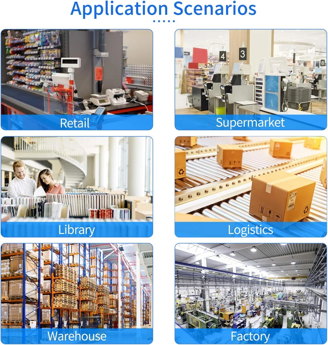 اسکنر بارکد دستی Eacam 1D/2D/QR - بی سیم 2.4G و USB سیمی - سازگار با سیستم کامپیوتری برای سوپرمارکت، خرده فروشی، کتابخانه، تدارکات، انبار