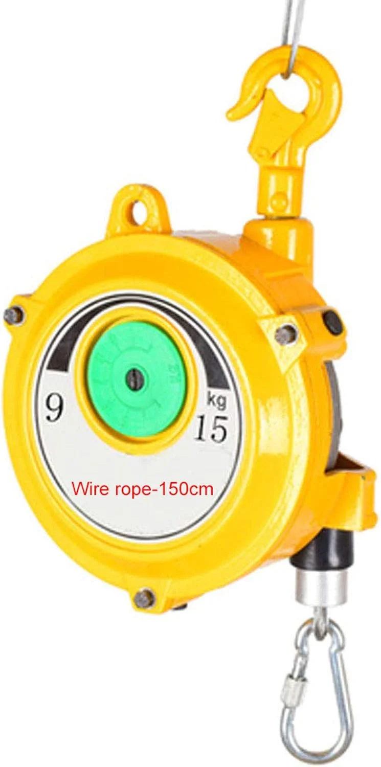 ابزار بالانسر فنری WQZZDStar، بالانسر فنری جمع شونده، بالانسر فنری برج خود قفل شونده، ابزار دستی درجه صنعتی بالانسر فنری برج برای مهندسی و کارخانه (9 تا 15 کیلوگرم)