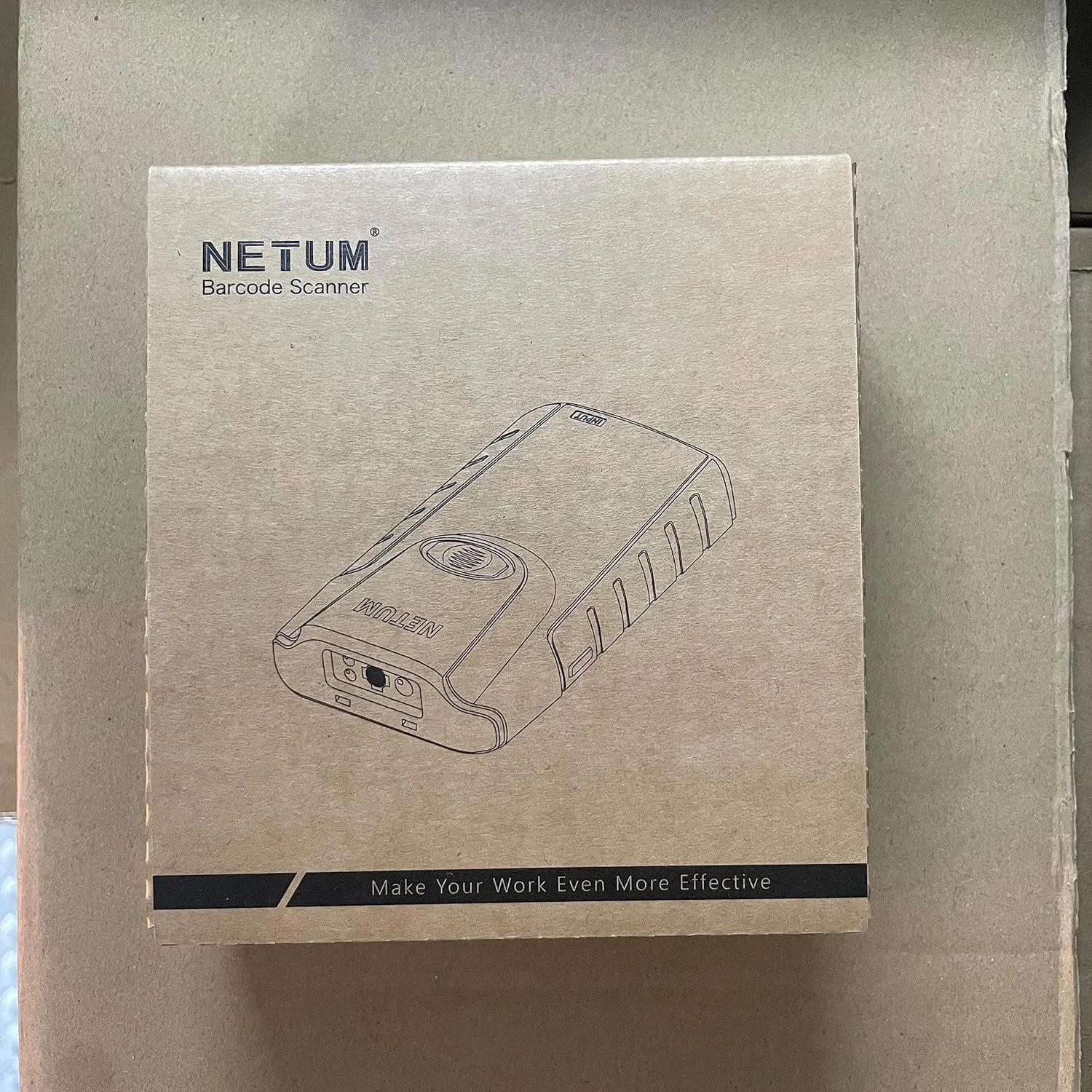 بارکد خوان دو بعدی بلوتوثی NETUM، بارکد خوان QR کوچک قابل حمل 3 در 1، اسکن تفنگی بی سیم اتوماتیک با گیره پشتی، سازگار با تبلت iOS Android Windows MacOS برای انبارداری POS (2D - E800)