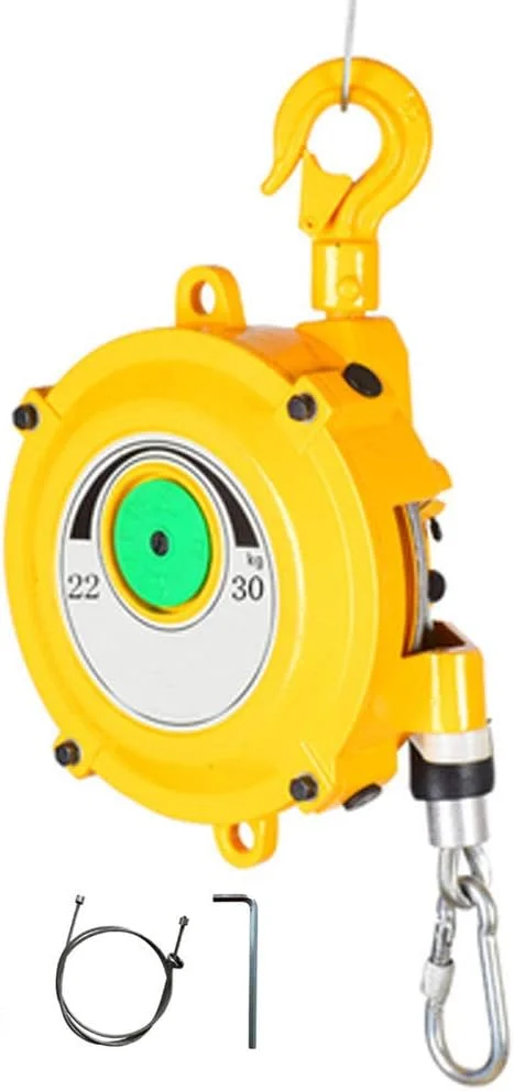 ابزار بالانسر فنری WQZZDStar، بالانسر فنری جمع شونده، بالانسر فنری برج خود قفل شونده ابزار دستی درجه صنعتی برای مهندسی و کارخانه (22 تا 30 کیلوگرم)