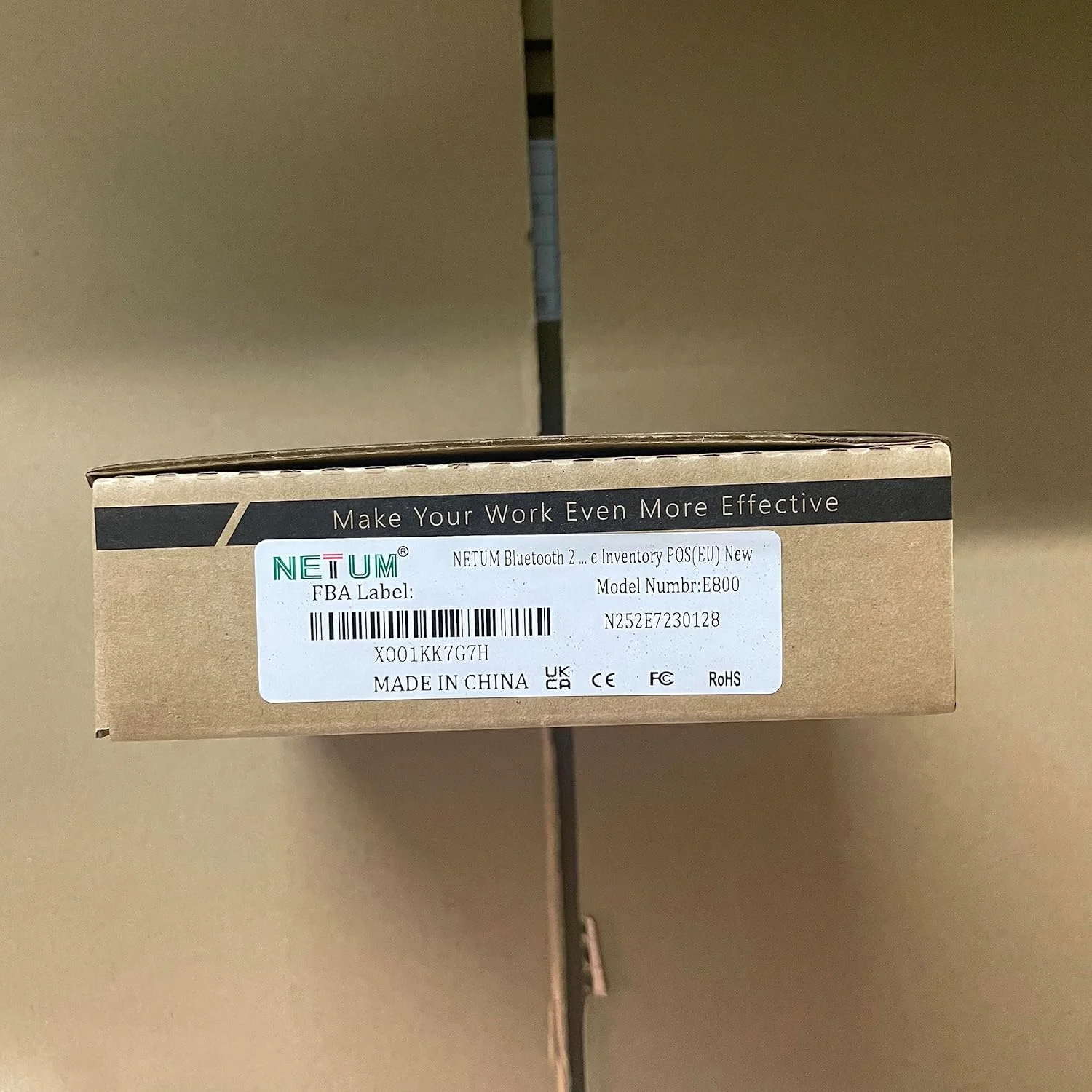 بارکد خوان دو بعدی بلوتوثی NETUM، بارکد خوان QR کوچک قابل حمل 3 در 1، اسکن تفنگی بی سیم اتوماتیک با گیره پشتی، سازگار با تبلت iOS Android Windows MacOS برای انبارداری POS (2D - E800)