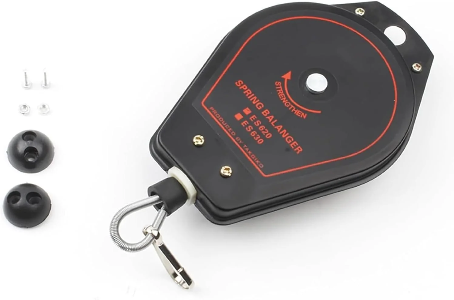 بالانسر ابزار فنری، نگهدارنده ابزار کابل جمع شونده، بالانسر فنری، آویز ابزار بالانسر فنری جمع شونده با قلاب و سیم، نگهدارنده آویز ابزار سنگین، برای (1.5 3 کیلوگرم)