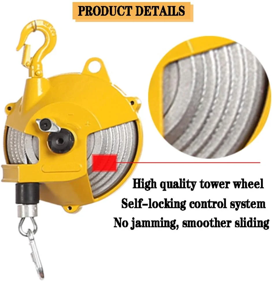 ابزار تعادل فنری WQZZDStar، تعادل فنری 1-3 کیلوگرم/3-5 کیلوگرم، نگهدارنده ابزار تعادل فنری قابل تنظیم با عملکرد خود قفل شونده برای کارخانه و کارگاه، کاهش خستگی پرسنل (1 تا 3 کیلوگرم) ابزار تعادل فنری WQZZDStar، تعادل فنری 1-3 کیلوگرم/3-5 کیلوگرم، نگهدارنده ابزار تعادل فنری قابل تنظیم با عملکرد خود قفل شونده برای کارخانه و کارگاه، کاهش خستگی پرسنل (1 تا 3 کیلوگرم)