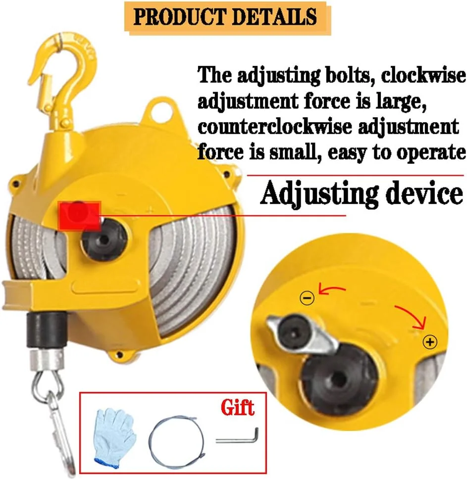 ابزار تعادل فنری WQZZDStar، تعادل فنری 1-3 کیلوگرم/3-5 کیلوگرم، نگهدارنده ابزار تعادل فنری قابل تنظیم با عملکرد خود قفل شونده برای کارخانه و کارگاه، کاهش خستگی پرسنل (1 تا 3 کیلوگرم) ابزار تعادل فنری WQZZDStar، تعادل فنری 1-3 کیلوگرم/3-5 کیلوگرم، نگهدارنده ابزار تعادل فنری قابل تنظیم با عملکرد خود قفل شونده برای کارخانه و کارگاه، کاهش خستگی پرسنل (1 تا 3 کیلوگرم)