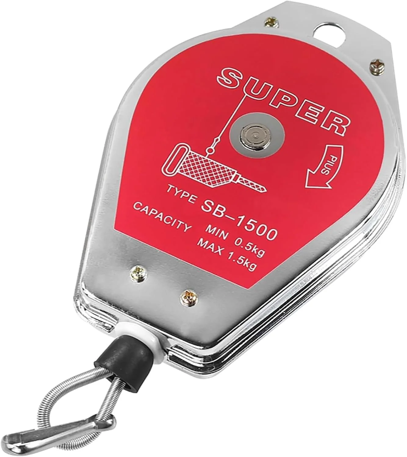 بالانسر ابزار فنری، نگهدارنده ابزار کابل جمع شونده، گیره بالانسر فنری، بالانسر فنری آویز، آویز نگهدارنده ابزار جمع شونده، نگهدارنده بالانسر ابزار، برای ثابت کردن و (0.5 1.5 کیلوگرم)