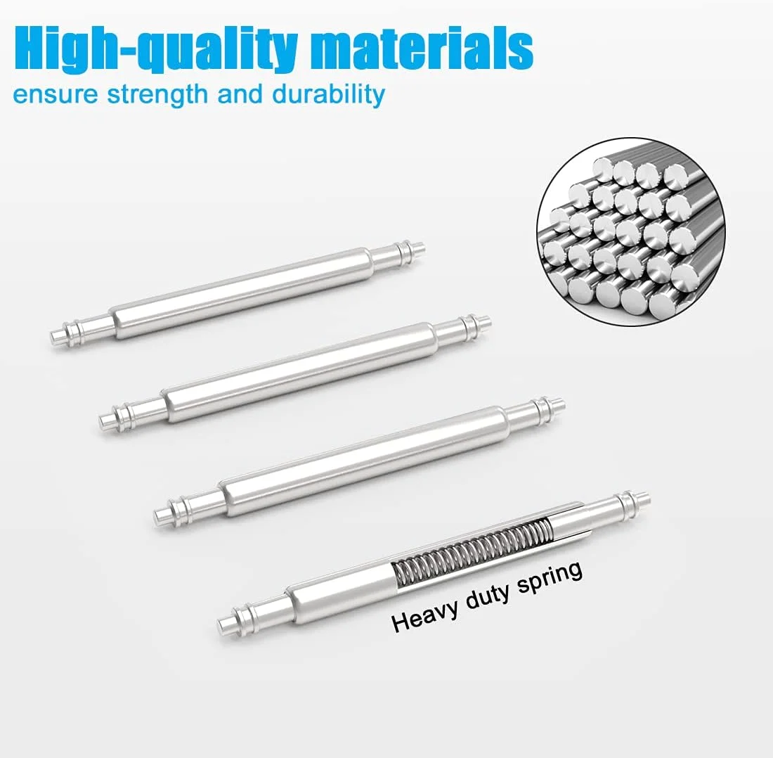 ابزار فنری Wellfit به همراه 32 عدد پین بند ساعت استیل ضد زنگ سنگین، مدرن