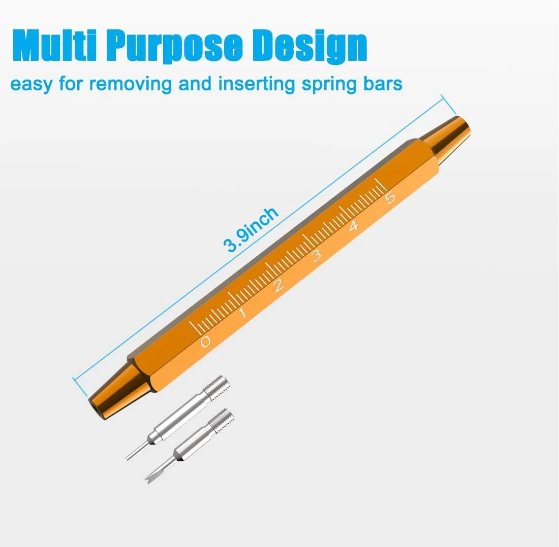 ابزار فنری Wellfit به همراه 32 عدد پین بند ساعت استیل ضد زنگ سنگین، مدرن