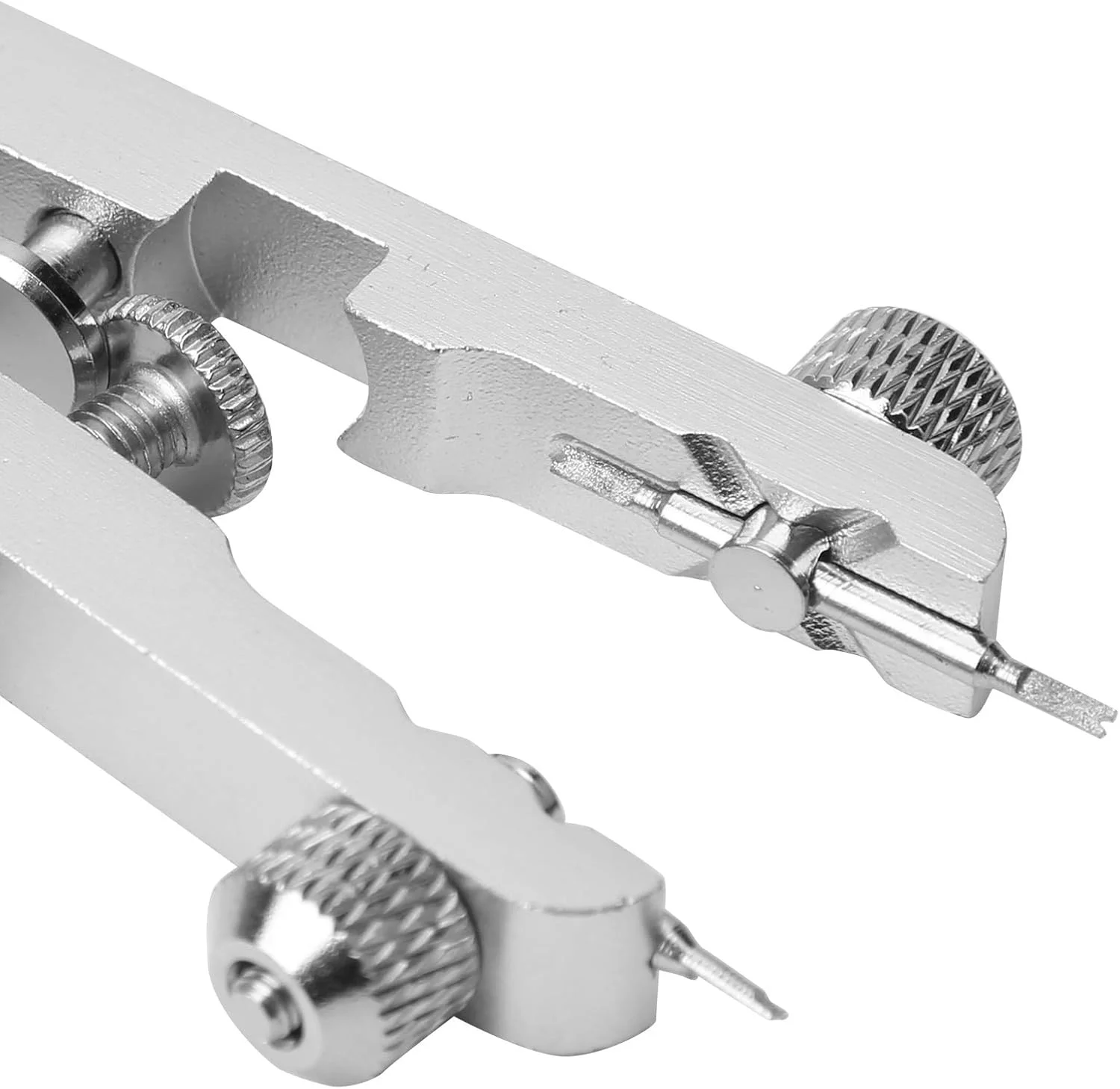 ست ابزار تعمیر فنر میله ای ساعت Walfront، ابزار تعویض زنجیر و تعمیر ساعت سازی با پین 6825 (نقره ای) ست ابزار تعمیر فنر میله ای ساعت Walfront، ابزار تعویض زنجیر و تعمیر ساعت سازی با پین 6825 (نقره ای)