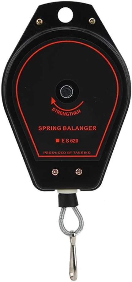 ابزار تعادل فنری، بالانسر فنری جمع شونده، آویز ابزار جمع شونده، ظرفیت 0.6 تا 2.0 کیلوگرم، مشکی ابزار تعادل فنری، بالانسر فنری جمع شونده، آویز ابزار جمع شونده، ظرفیت 0.6 تا 2.0 کیلوگرم، مشکی