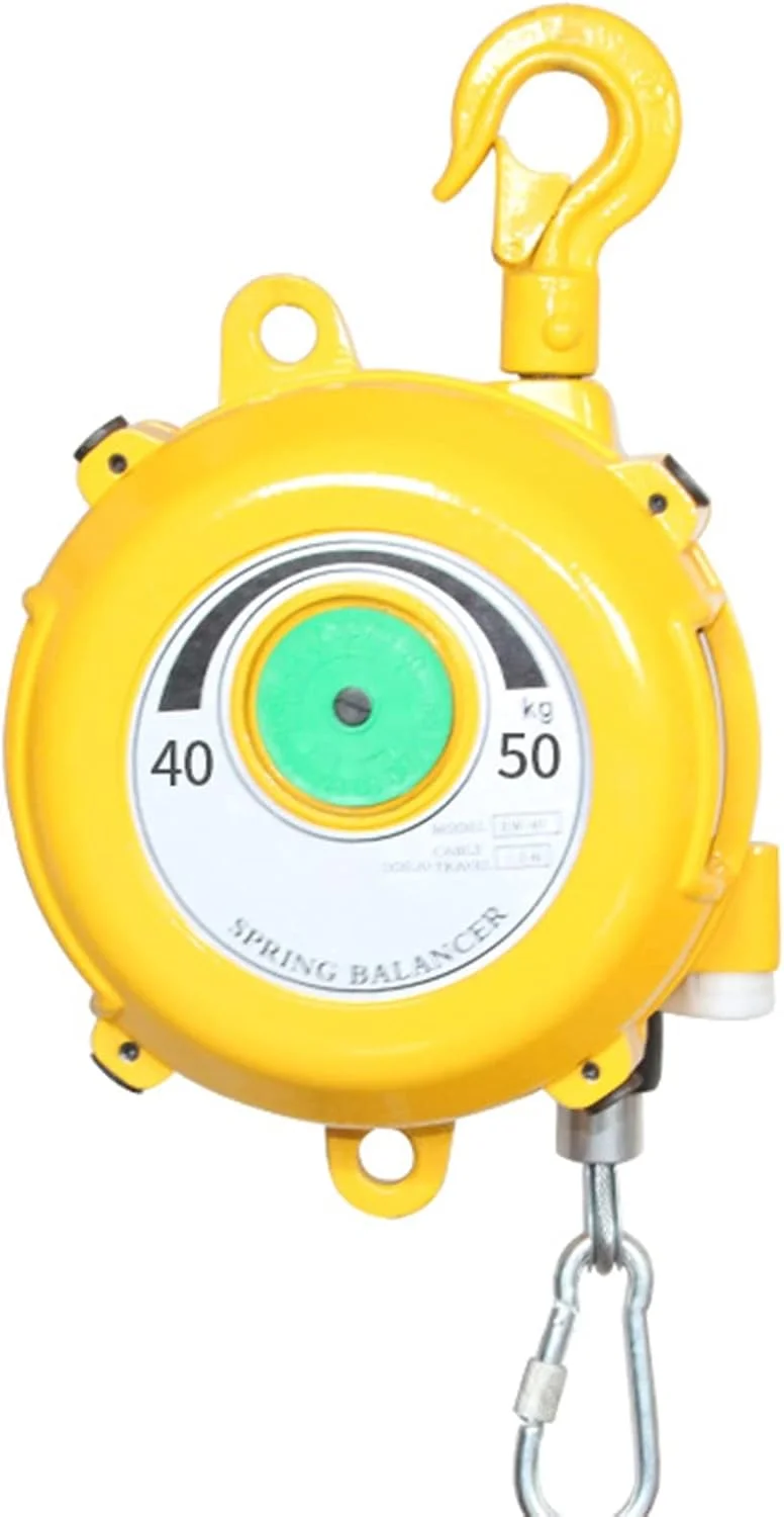 بالانسر فنری جمع شونده، آچار آویز پیچ گوشتی بالانسر فنری، طناب سیم فولادی ابزار اندازه گیری، برای آویزان کردن ابزار خط مونتاژ آویزان (سایز: 40-50 کیلوگرم) بالانسر فنری جمع شونده، آچار آویز پیچ گوشتی بالانسر فنری، طناب سیم فولادی ابزار اندازه گیری، برای آویزان کردن ابزار خط مونتاژ آویزان (سایز: 40-50 کیلوگرم)