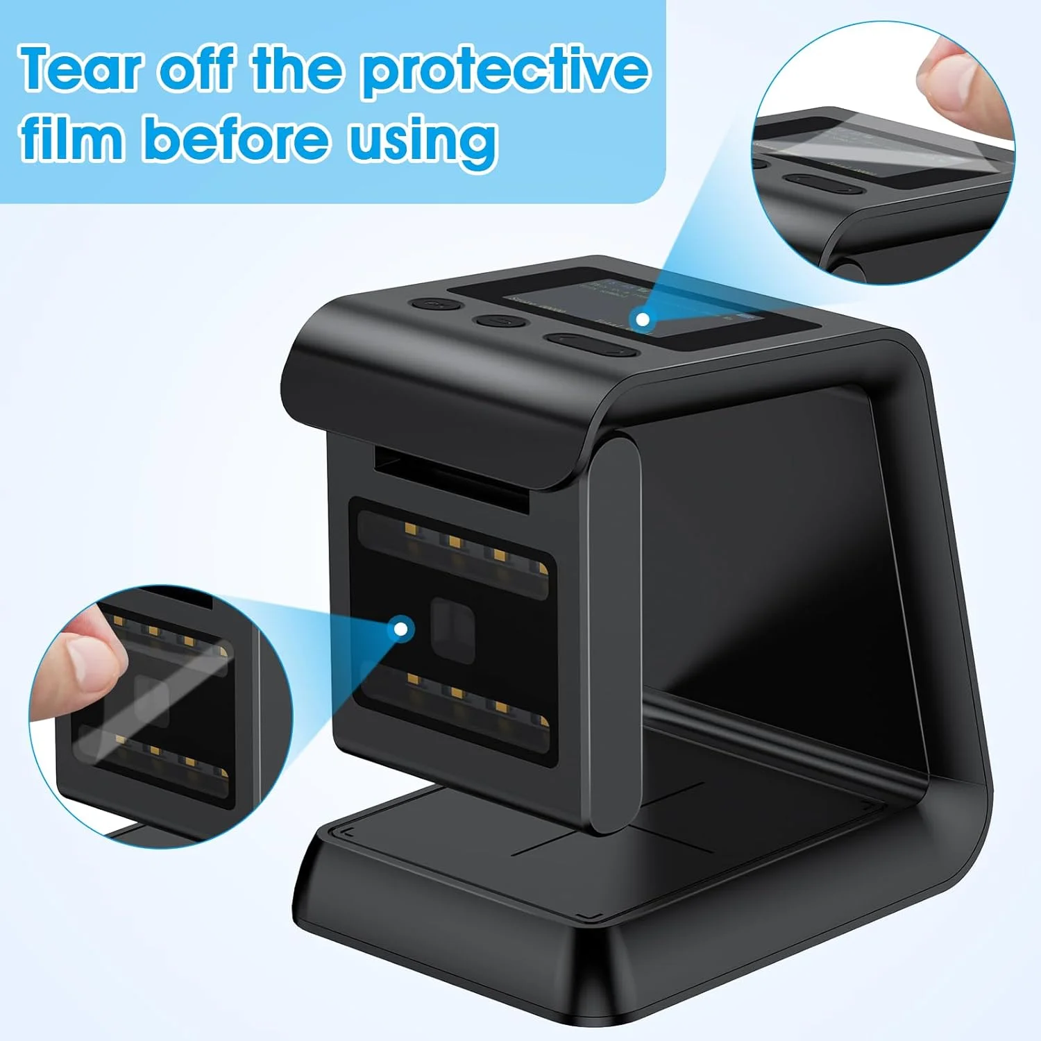 اسکنر بارکد رومیزی بی سیم Alacrity 2D 1D QR، صفحه نمایش LCD، بلوتوث 2.4 گیگاهرتز بی سیم USB سیمی 3 در 1، بارکد خوان هندزفری، 5500 اسکنر بارکد رومیزی بی سیم Alacrity 2D 1D QR، صفحه نمایش LCD، بلوتوث 2.4 گیگاهرتز بی سیم USB سیمی 3 در 1، بارکد خوان هندزفری، 5500