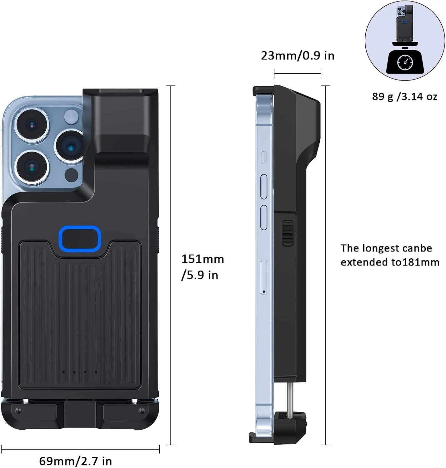 اسکنر بارکد خوان بلوتوثی اندروید Alacrity، اسکنر بارکد بی سیم با گیره پشتی قابل تنظیم، دارای باتری قابل شارژ 3000 میلی آمپر سازگار با اندروید، iOS، iPad، iPhone اسکنر بارکد خوان بلوتوثی اندروید Alacrity، اسکنر بارکد بی سیم با گیره پشتی قابل تنظیم، دارای باتری قابل شارژ 3000 میلی آمپر سازگار با اندروید، iOS، iPad، iPhone