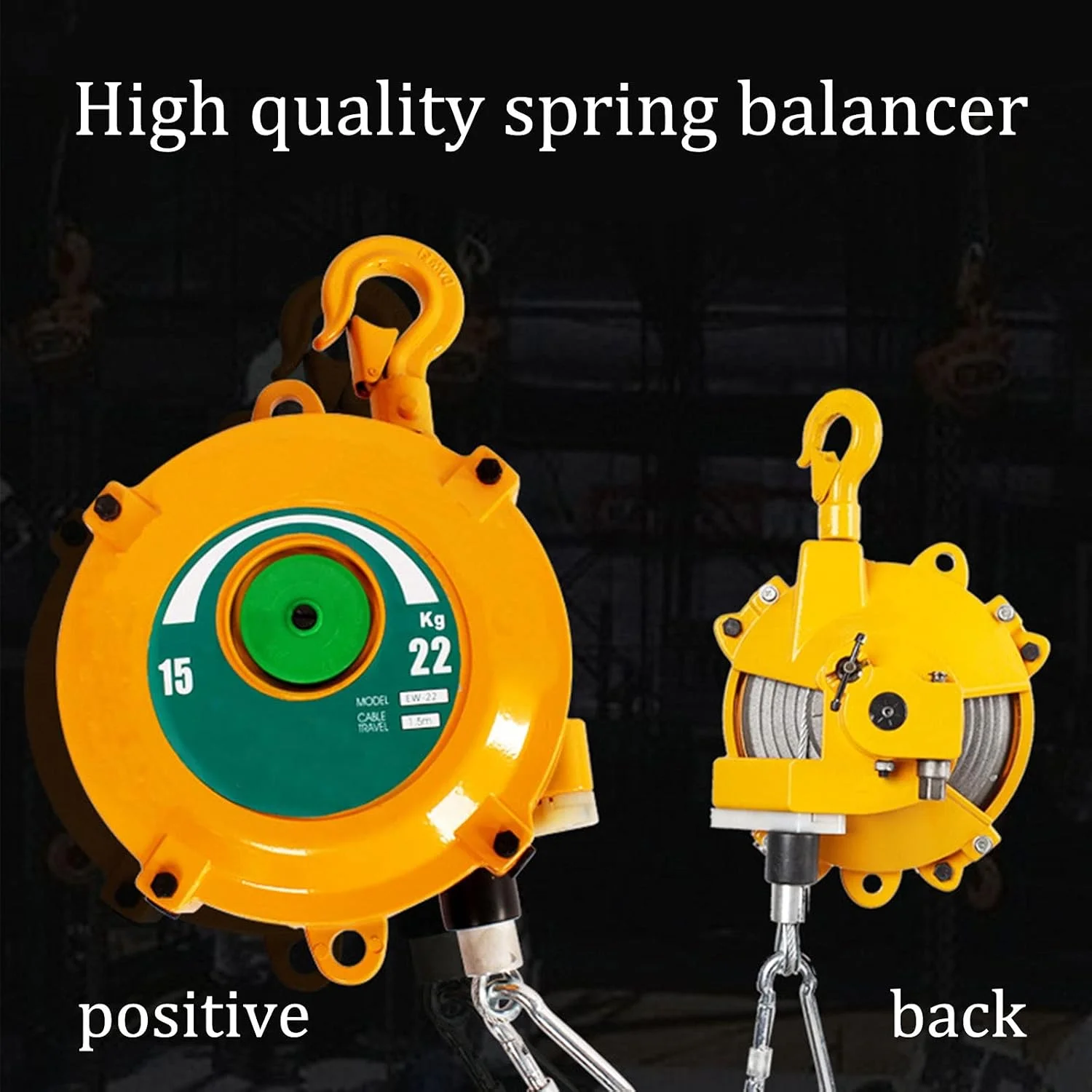 نگهدارنده ابزار فنری آویز جمع شونده قابل تنظیم، نگهدارنده ابزار فنری با عملکرد خود قفل شونده برای کارخانه و کارگاه، کاهش خستگی پرسنل (سایز: 9-15 کیلوگرم) نگهدارنده ابزار فنری آویز جمع شونده قابل تنظیم، نگهدارنده ابزار فنری با عملکرد خود قفل شونده برای کارخانه و کارگاه، کاهش خستگی پرسنل (سایز: 9-15 کیلوگرم)