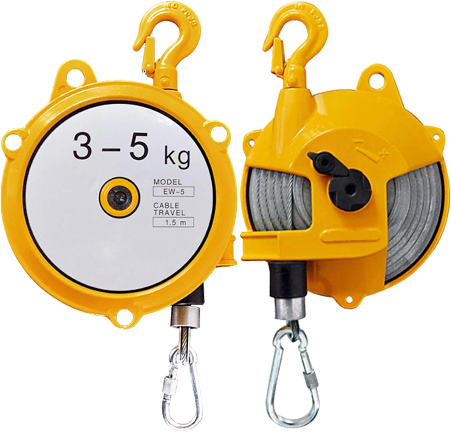 بالانسر فنری جمع شونده، بالانسر فنری قابل تنظیم ابزار جمع کننده کشش آویز خود قفل شونده، بالانسر فنری با قلاب و سیم بکسل 1.5 متری برای آویزان کردن اجسام سنگین بالانسر فنری جمع شونده، بالانسر فنری قابل تنظیم ابزار جمع کننده کشش آویز خود قفل شونده، بالانسر فنری با قلاب و سیم بکسل 1.5 متری برای آویزان کردن اجسام سنگین