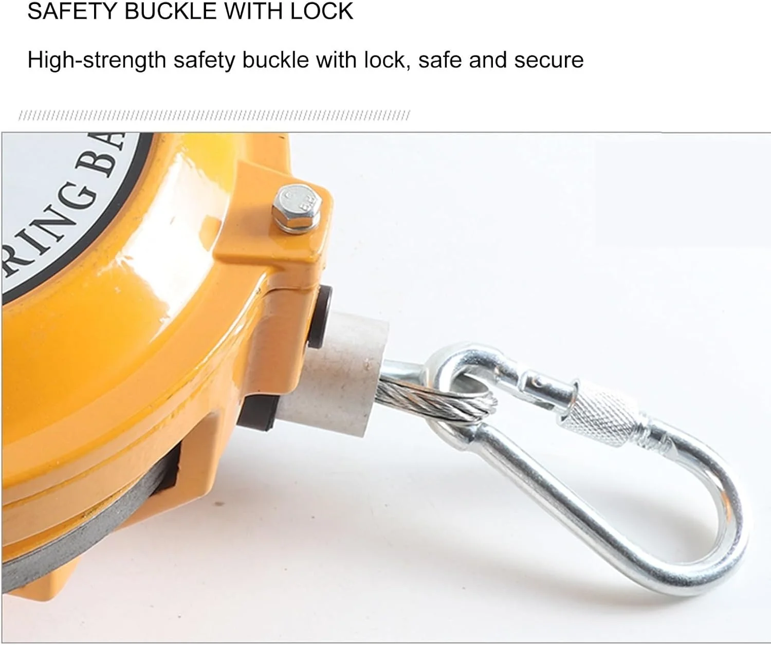 ابزار جمع شونده بالانسر فنری، بالانسر فنری قابل تنظیم، ظرفیت باربری قوی، بالانسر فنری آویز جوشکاری، برای ماشین آلات ساختمانی کارگاه کارخانه (سایز: 40-50 کیلوگرم) ابزار جمع شونده بالانسر فنری، بالانسر فنری قابل تنظیم، ظرفیت باربری قوی، بالانسر فنری آویز جوشکاری، برای ماشین آلات ساختمانی کارگاه کارخانه (سایز: 40-50 کیلوگرم)