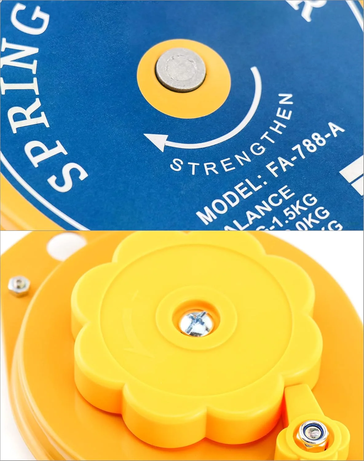 QWORK® بالانسر فنری، نگهدارنده ابزار آویز جمع شونده 1.5-3 کیلوگرمی برای خط مونتاژ