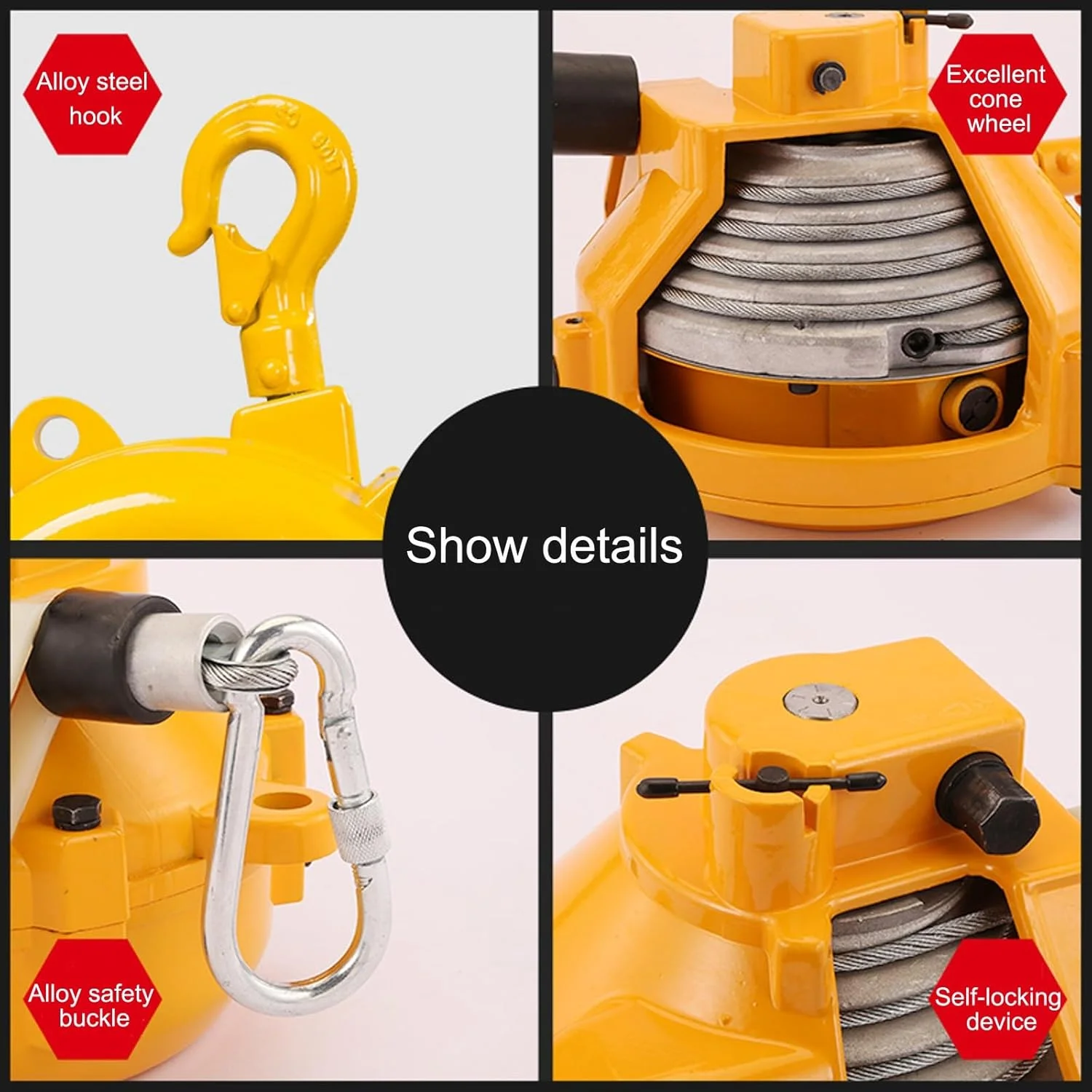 بالانسر فنری، بالانسر فنری آویز جوشکاری، ظرفیت باربری قوی، برای حذف خط مونتاژ، بالانسر ابزار سنگین با عملکرد خود قفل شونده (سایز: 50-60 کیلوگرم)