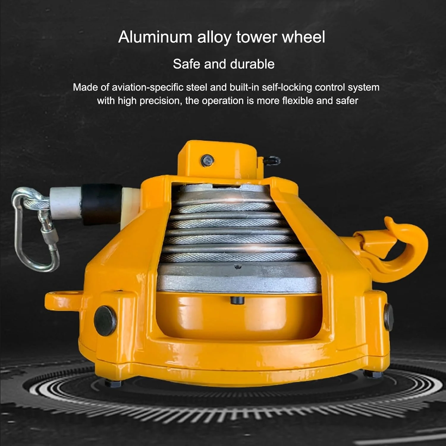 بالانسر فنری، نگهدارنده بالانسر ابزار، ظرفیت باربری قوی، بالانسر فنری با عملکرد خود قفل شونده، برای ماشین آلات ساختمانی کارگاه کارخانه (سایز: 100-120 کیلوگرم)