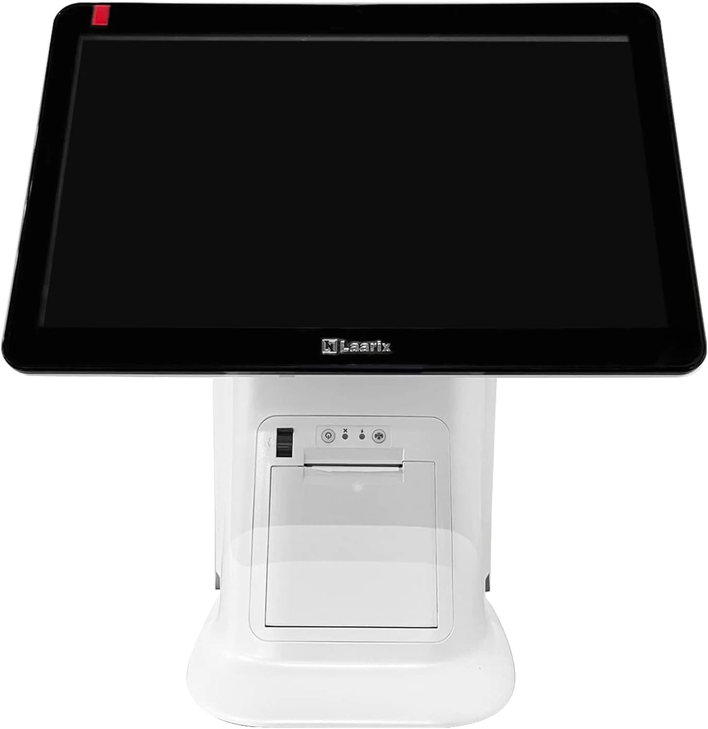 پایانه فروش لمسی یکپارچه Laarix با صفحه نمایش 15.6 یا 15.1 اینچ | اندروید | رم 2 گیگابایت | حافظه 16 گیگابایت | چاپگر داخلی | پورت USB | پشتیبانی از کشو پول | پورت LAN | وای فای | بلوتوث | پورت COM | چاپگر 58 میلی متری