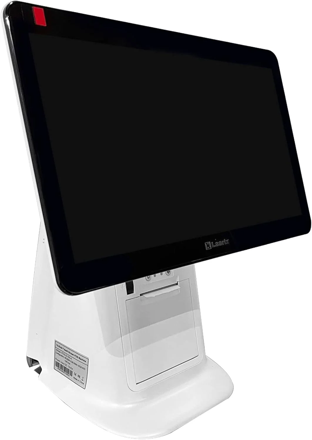 پایانه فروش لمسی یکپارچه Laarix با صفحه نمایش 15.6 یا 15.1 اینچ | اندروید | رم 2 گیگابایت | حافظه 16 گیگابایت | چاپگر داخلی | پورت USB | پشتیبانی از کشو پول | پورت LAN | وای فای | بلوتوث | پورت COM | چاپگر 58 میلی متری