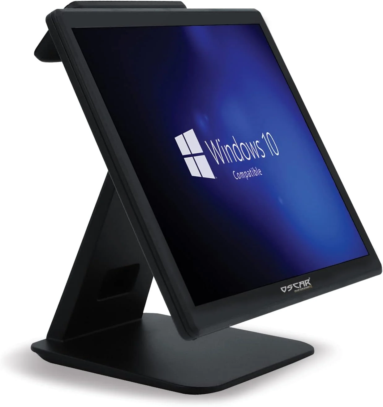 دستگاه POS لمسی OSCAR EMINENT 5 | پردازنده Core i5 نسل 5 با فرکانس 2.2 گیگاهرتز | رم 4 گیگابایت | SSD 128 گیگابایت | LED 17 اینچ | رزولوشن 1280x1024 (همراه با نمایشگر مشتری VFD، مشکی)