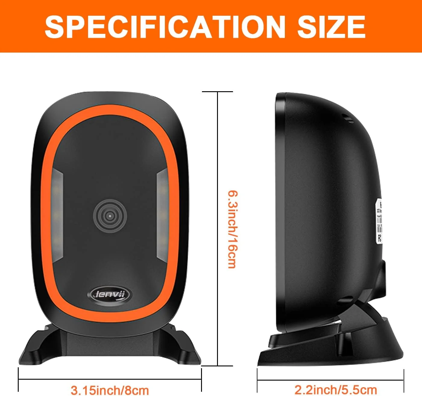 اسکنر بارکد رومیزی LENVII D2200، اسکنر بارکد دو بعدی چند جهته، هندزفری، اتوماتیک، USB، اسکنر کد QR، حسگر تصویر اتوماتیک، اسکنر بارکد تک بعدی اسکنر بارکد رومیزی LENVII D2200، اسکنر بارکد دو بعدی چند جهته، هندزفری، اتوماتیک، USB، اسکنر کد QR، حسگر تصویر اتوماتیک، اسکنر بارکد تک بعدی