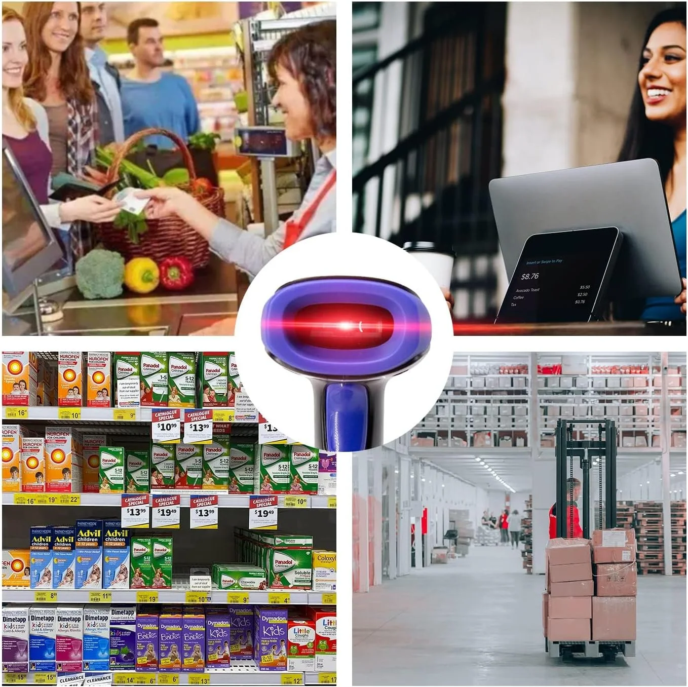 بارکد خوان سیمی تک بعدی LENVII C100، بارکد خوان دستی USB تک بعدی برای خرده فروشی، انبارداری و مدیریت موجودی. بارکد خوان سیمی تک بعدی LENVII C100، بارکد خوان دستی USB تک بعدی برای خرده فروشی، انبارداری و مدیریت موجودی.