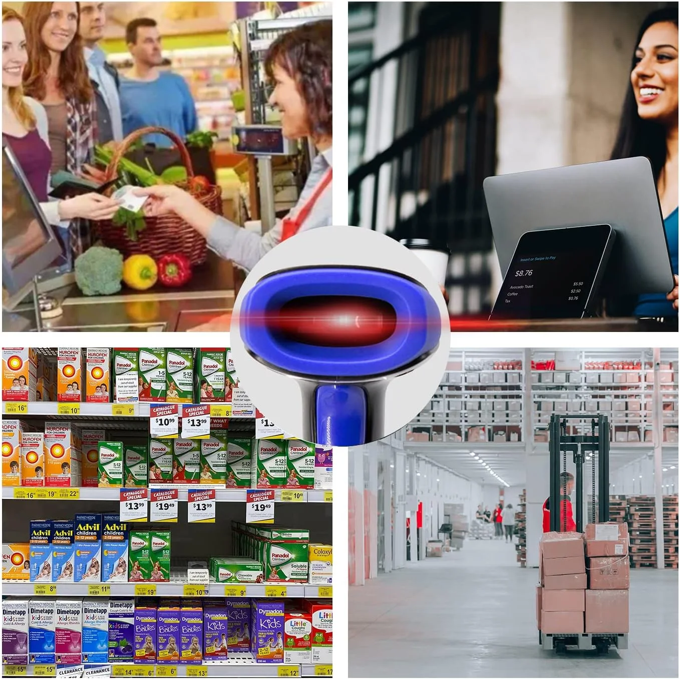 اسکنر بارکد دوبعدی بی سیم LENVII | بارکد خوان CCD دو حالته بی سیم 2.4G/USB با سیم | اسکنر کد QR 1D/2D | پشتیبانی از PDF417/DataMatrix/Maxicode | سازگار با PC/Mac/POS/Android اسکنر بارکد دوبعدی بی سیم LENVII | بارکد خوان CCD دو حالته بی سیم 2.4G/USB با سیم | اسکنر کد QR 1D/2D | پشتیبانی از PDF417/DataMatrix/Maxicode | سازگار با PC/Mac/POS/Android