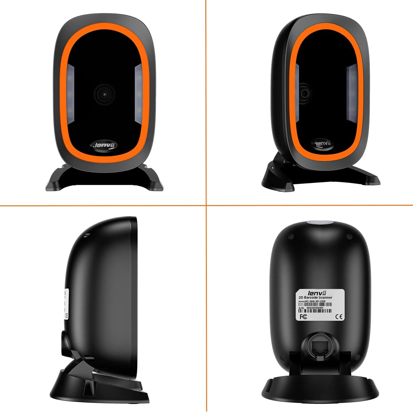 اسکنر بارکد رومیزی LENVII D2200، اسکنر بارکد دو بعدی چند جهته، هندزفری، اتوماتیک، USB، اسکنر کد QR، حسگر تصویر اتوماتیک، اسکنر بارکد تک بعدی اسکنر بارکد رومیزی LENVII D2200، اسکنر بارکد دو بعدی چند جهته، هندزفری، اتوماتیک، USB، اسکنر کد QR، حسگر تصویر اتوماتیک، اسکنر بارکد تک بعدی